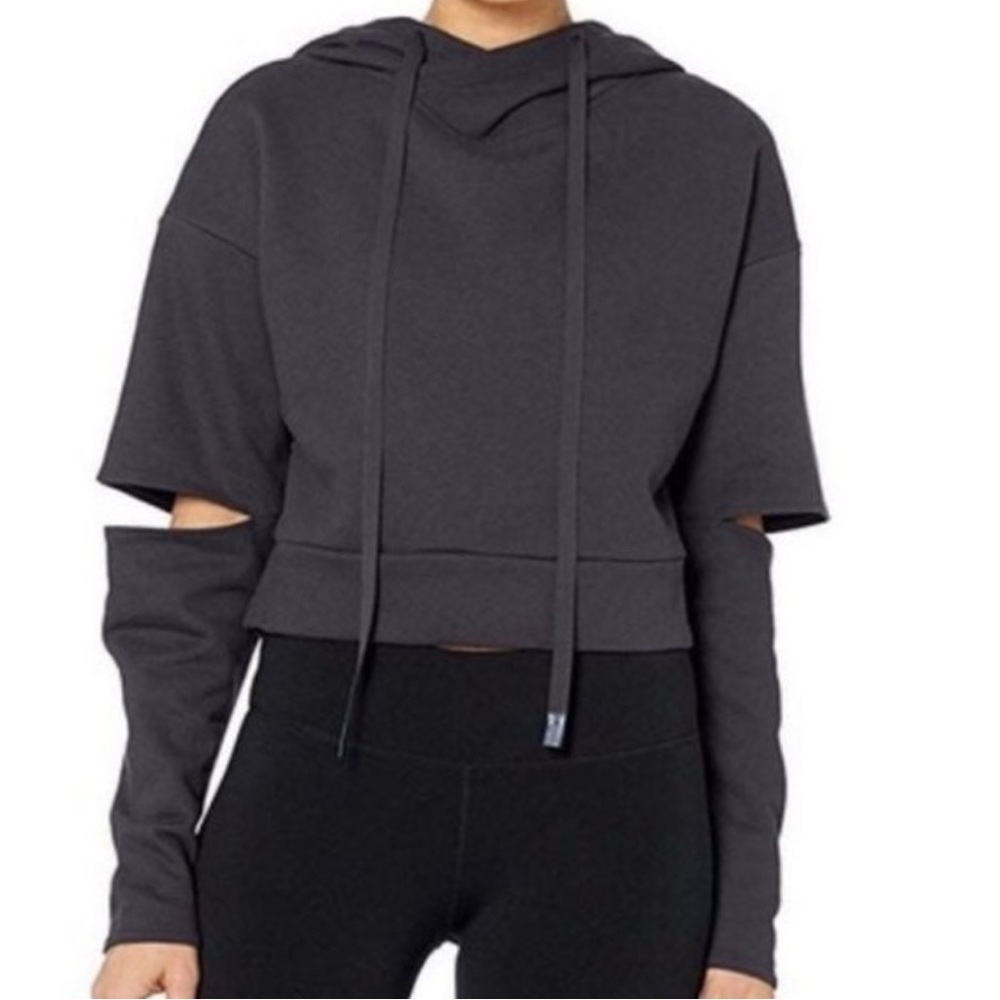 Alo Cutout-Sleeve Hoodie